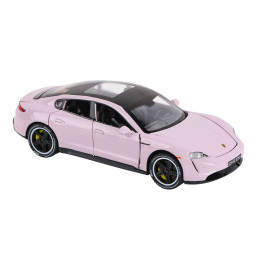 Die Cast Pull Back 1:32 Porsche Taycan - Purple